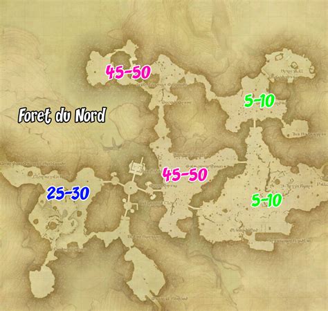 ff14 zones by level.